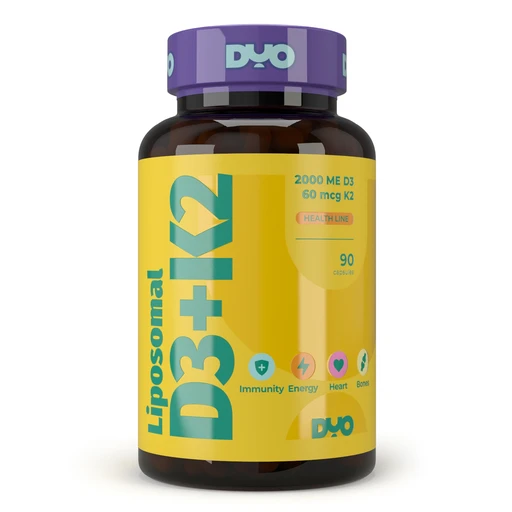 DYO Liposomal vitamin D3+K2 (Липосомальный витамин Д3+К2) 90 капс.