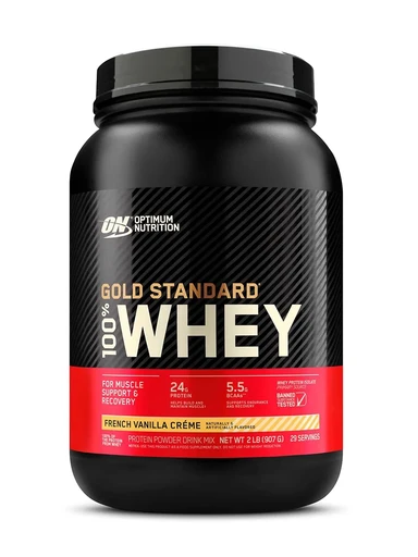 Optimum Nutrition 100% Whey Gold Standard 907г - французский ванильный крем