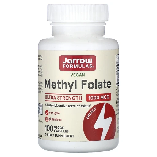 JARROW FORMULAS Methyl Folate 1000 мкг 100 капс.